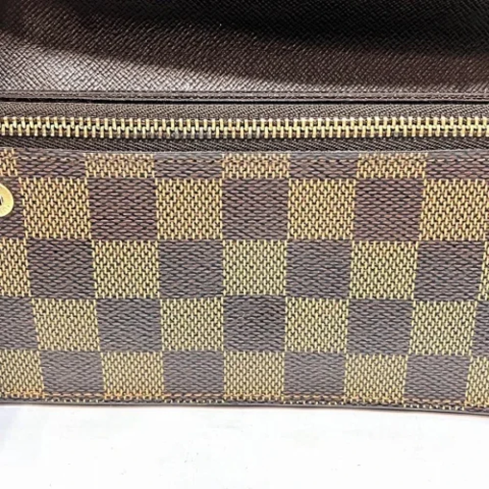 Louis Vuitton Vintage Pre-owned Canvas wallets Brown Dames