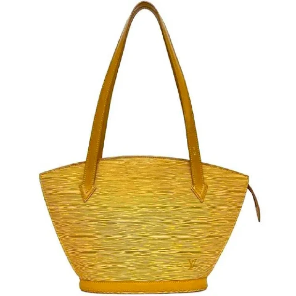 Louis Vuitton Vintage Pre-owned Leather shoulder-bags Yellow Dames