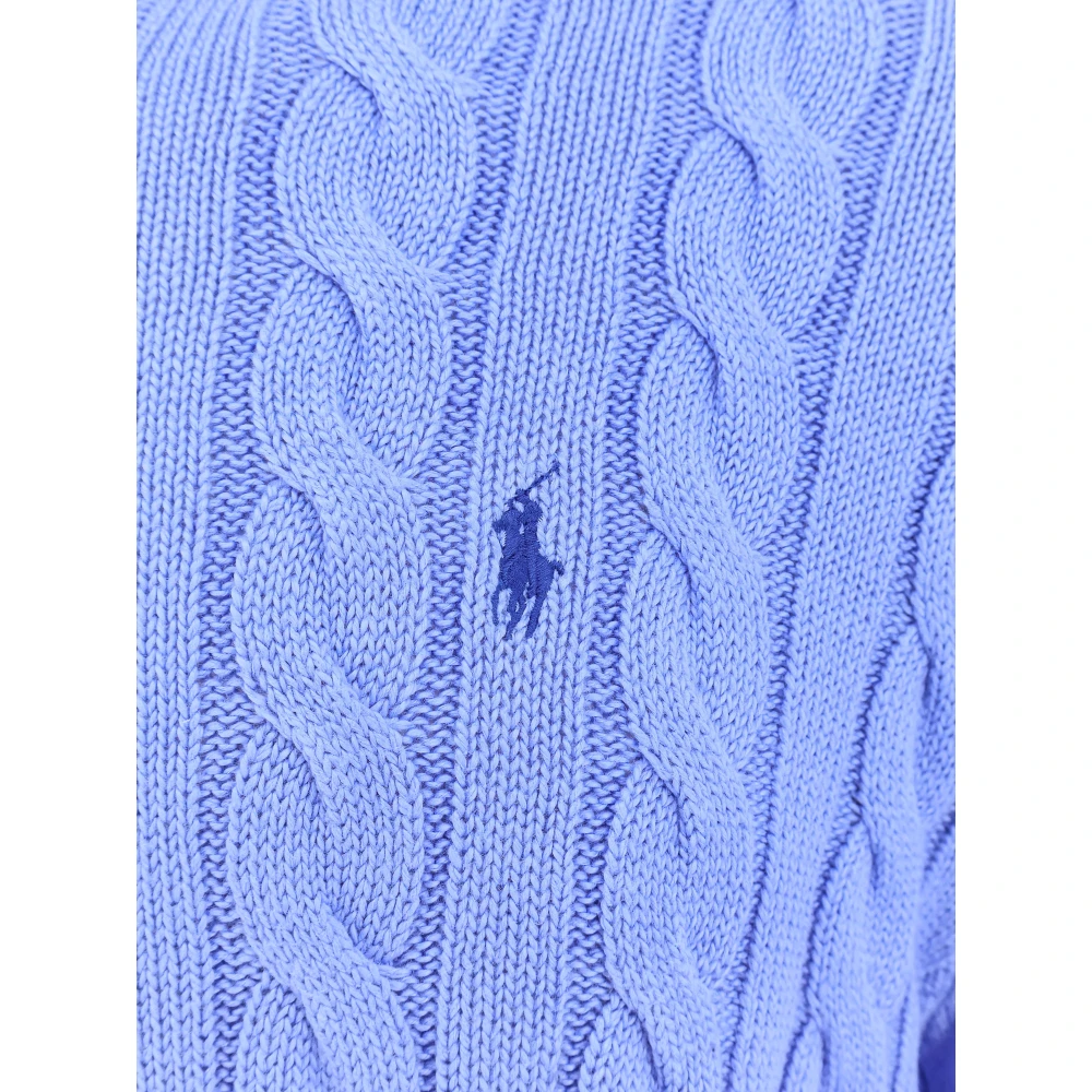 Polo Ralph Lauren Iconische Logo Katoenen Trui Blue Heren