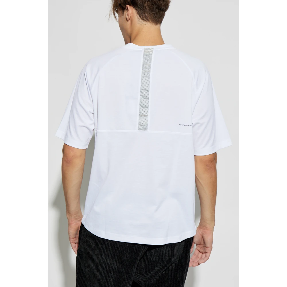 Emporio Armani EA7 T-shirt met logopatch White Heren