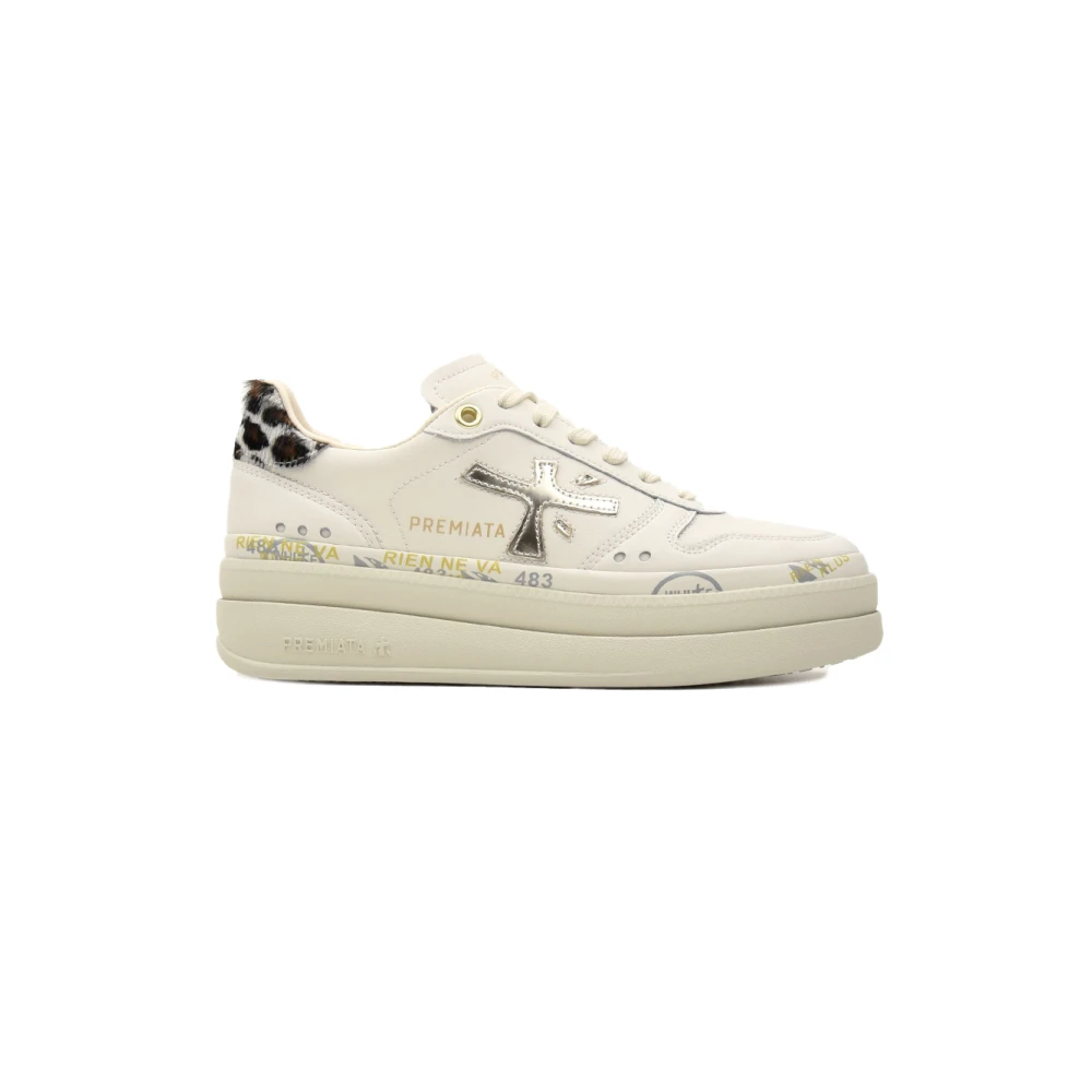 Premiata Platform Micol Dames Schoenen Beige