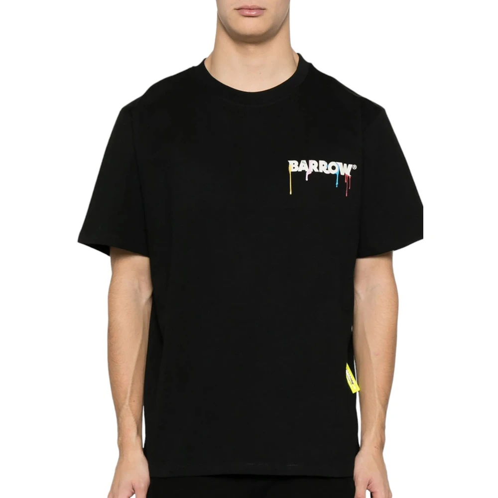 Barrow Unisex Jersey T-shirt in zwart Black Heren