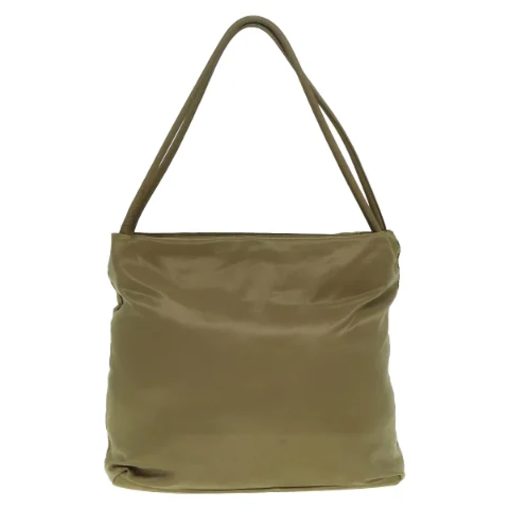 Prada Vintage Pre-owned Nylon prada-bags Brown Dames