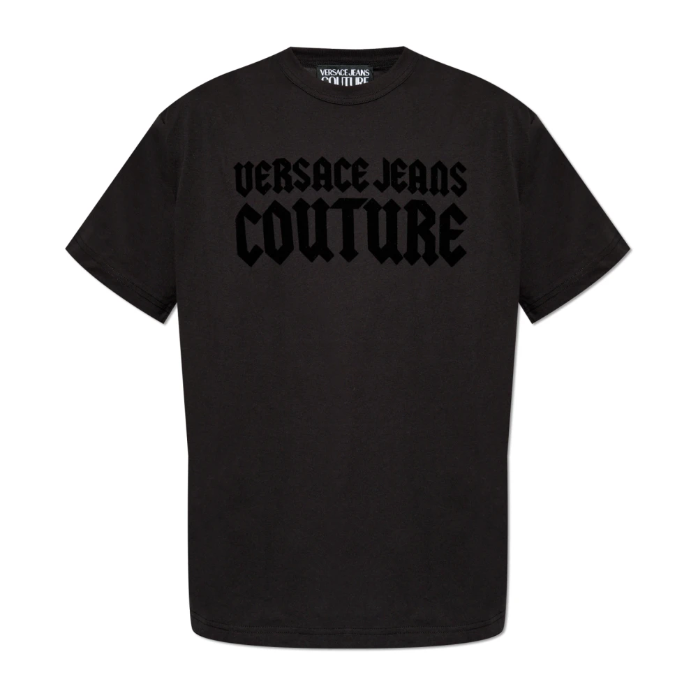 Versace Jeans Couture T-shirt med logotyp Black, Herr