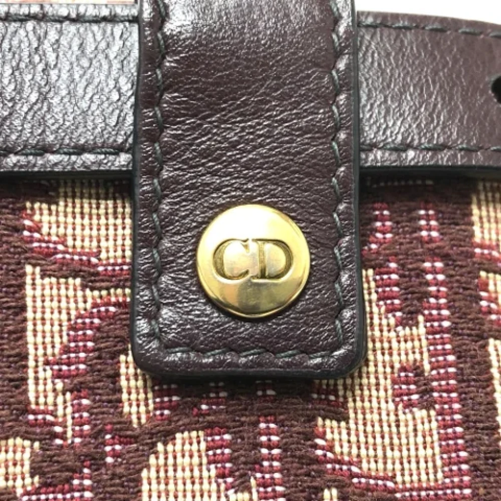 Dior Vintage Pre-owned Fabric dior-bags Brown Dames
