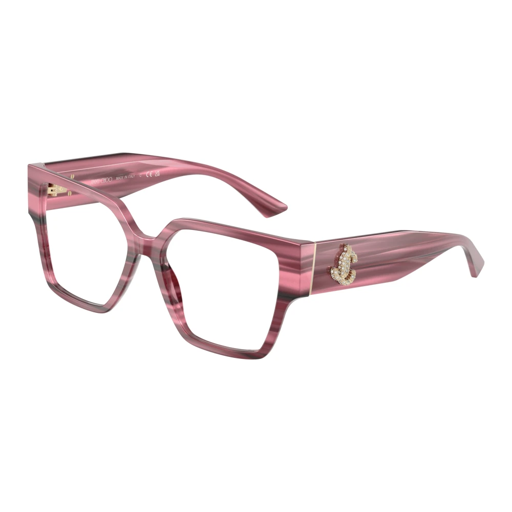 Jimmy Choo Women's Purple Stylish Eyeglasses - Glasses - 55 Mm - Accessories