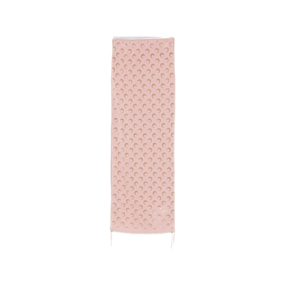 Marine Serre Women's Pink Short Skirts, L, Moon Devore Skirt