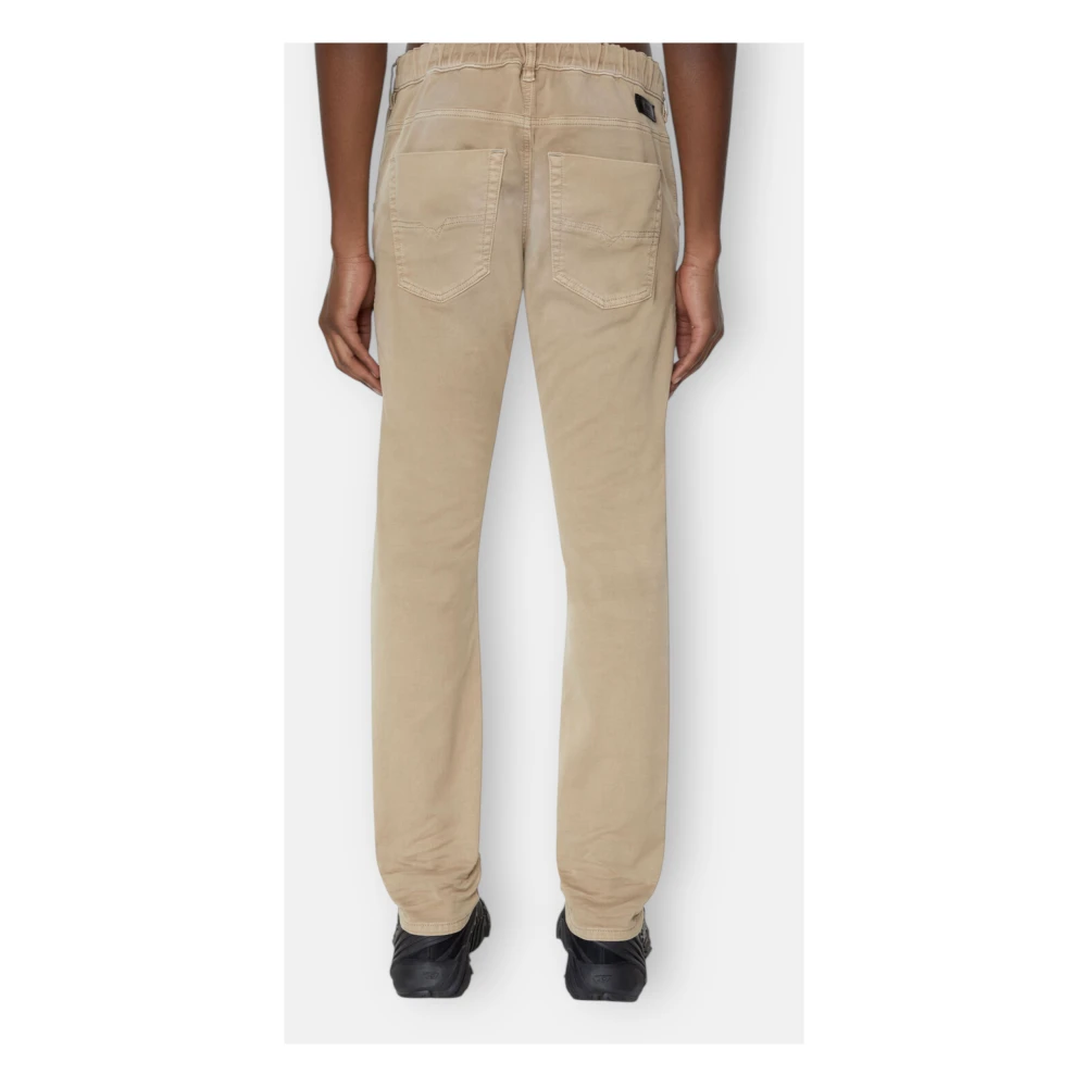 Diesel 2032 D-Krooley-B Jogg Denim Sweat Jeans Beige Heren