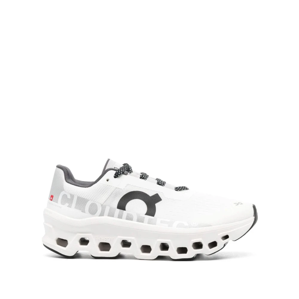 On Running Cloudmonster Platta Skor White, Herr