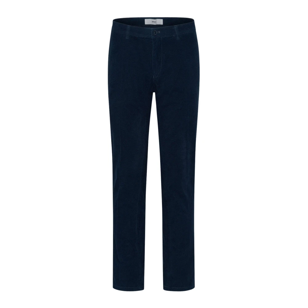 BRAX Donkerblauwe Katoenen Broek Blue Heren