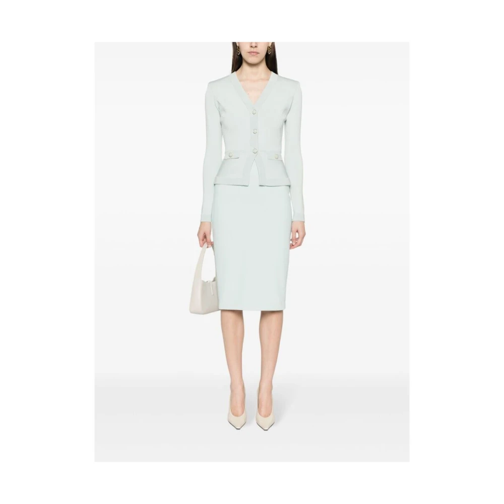 Elisabetta Franchi Mintgroene Visserstrui Green Dames