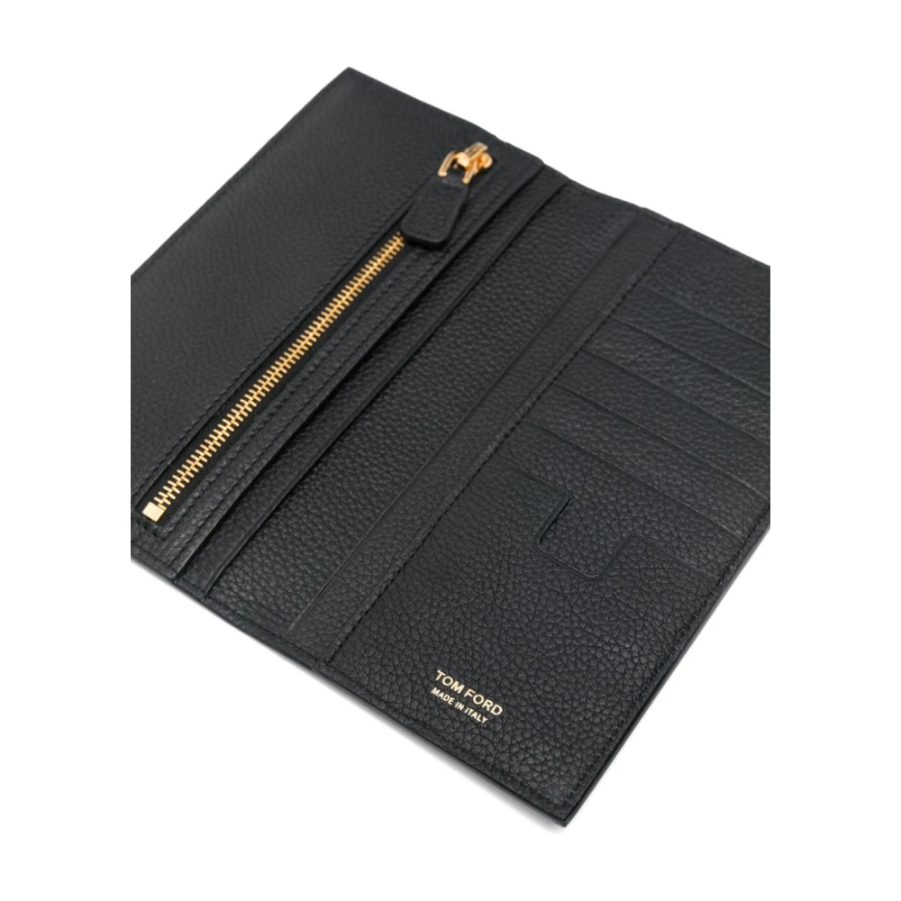 Tom Ford Zwarte Portemonnees voor Mannen Black Heren