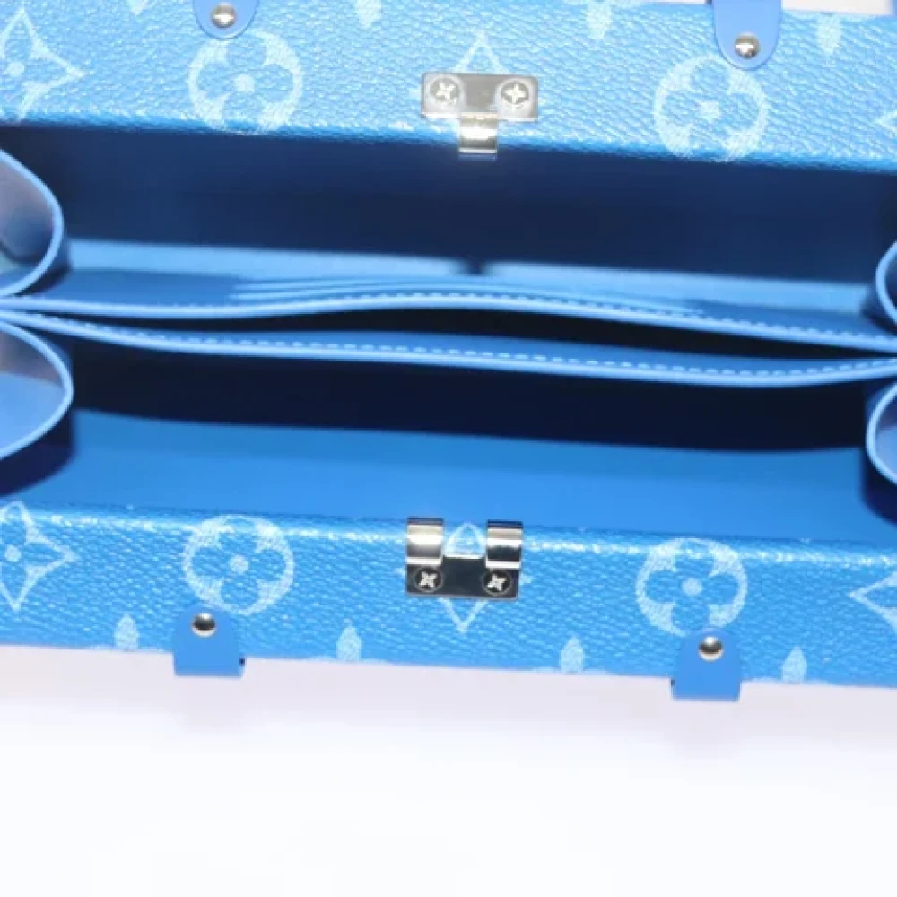 Louis Vuitton Vintage Pre-owned Leather clutches Blue Dames