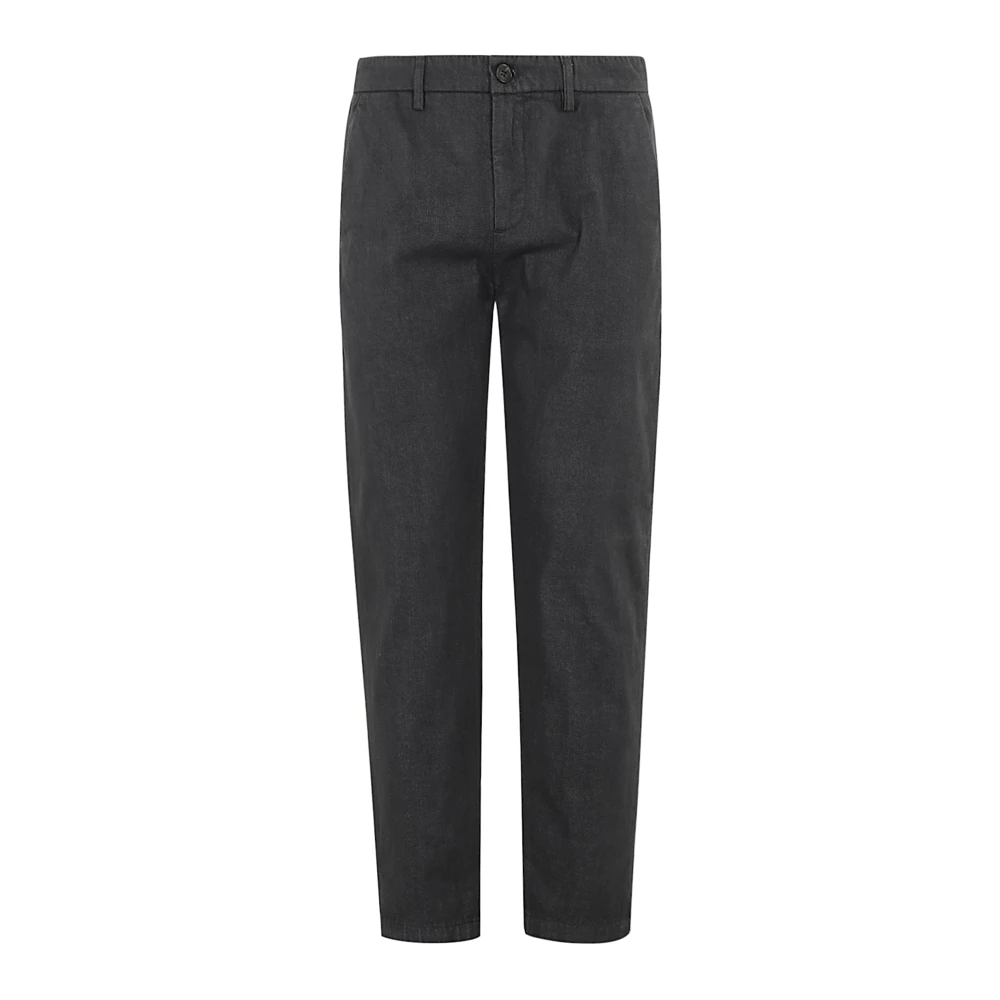 Department Five Slim Crop Chino Broek Gray Heren