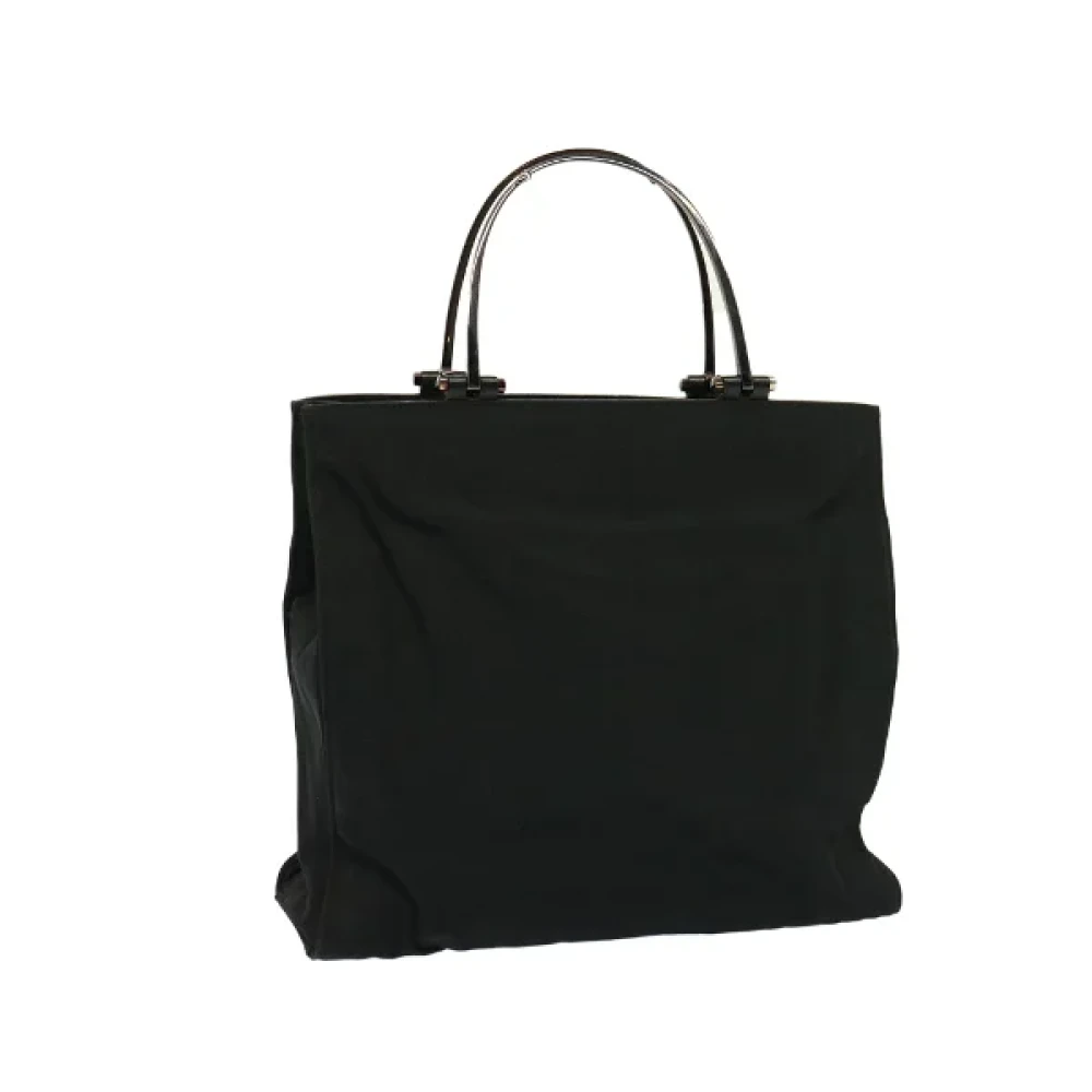 Gucci Vintage Pre-owned Nylon handbags Black Dames