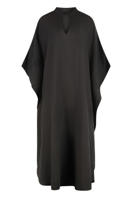 linen-v-neck-kaftan-dress