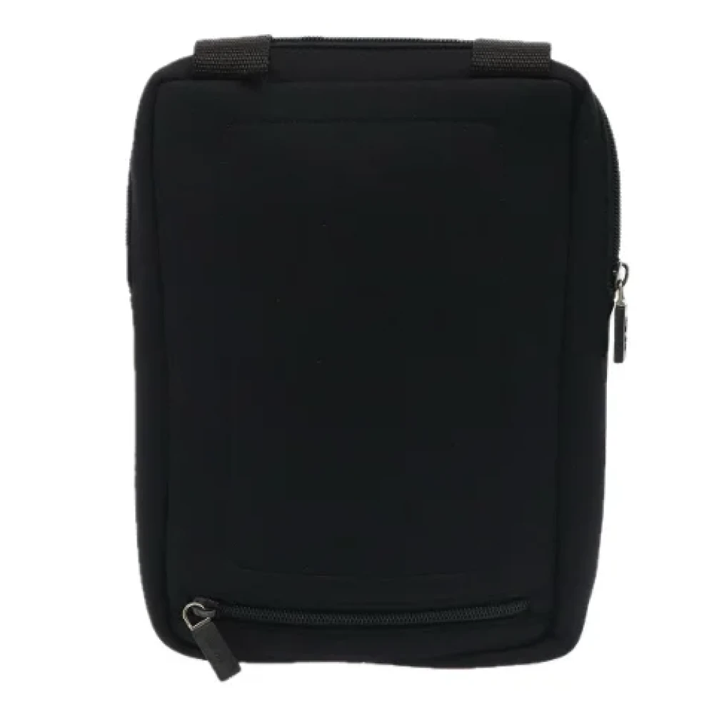 Miu Pre-owned Nylon shoulder-bags Black Dames