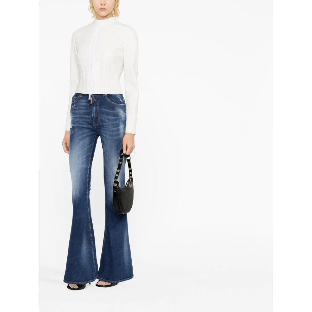 Dsquared2 Navy Blauwe Jeans voor Mannen Blue Dames