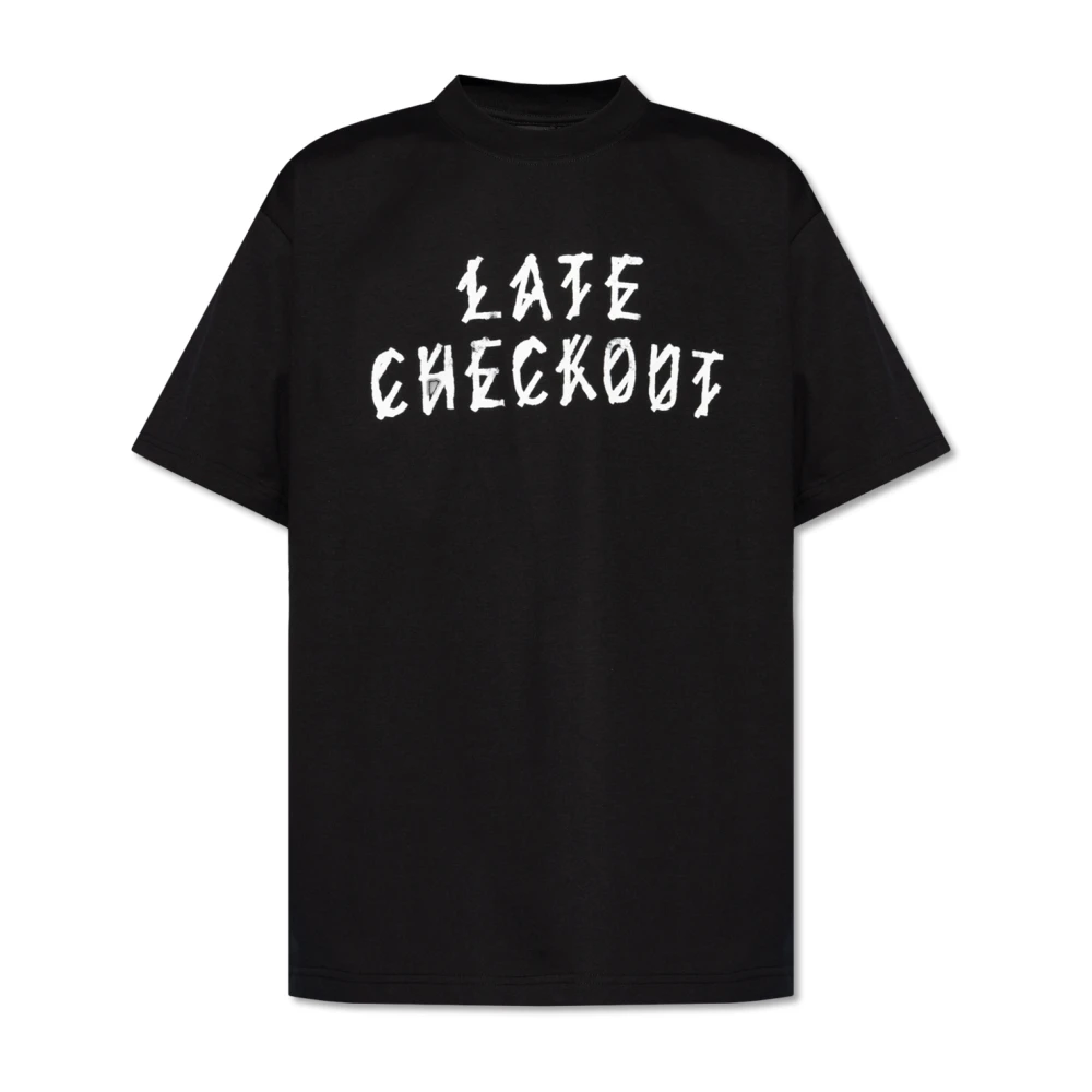 44 Label Group T-shirt met grafische print Black Heren