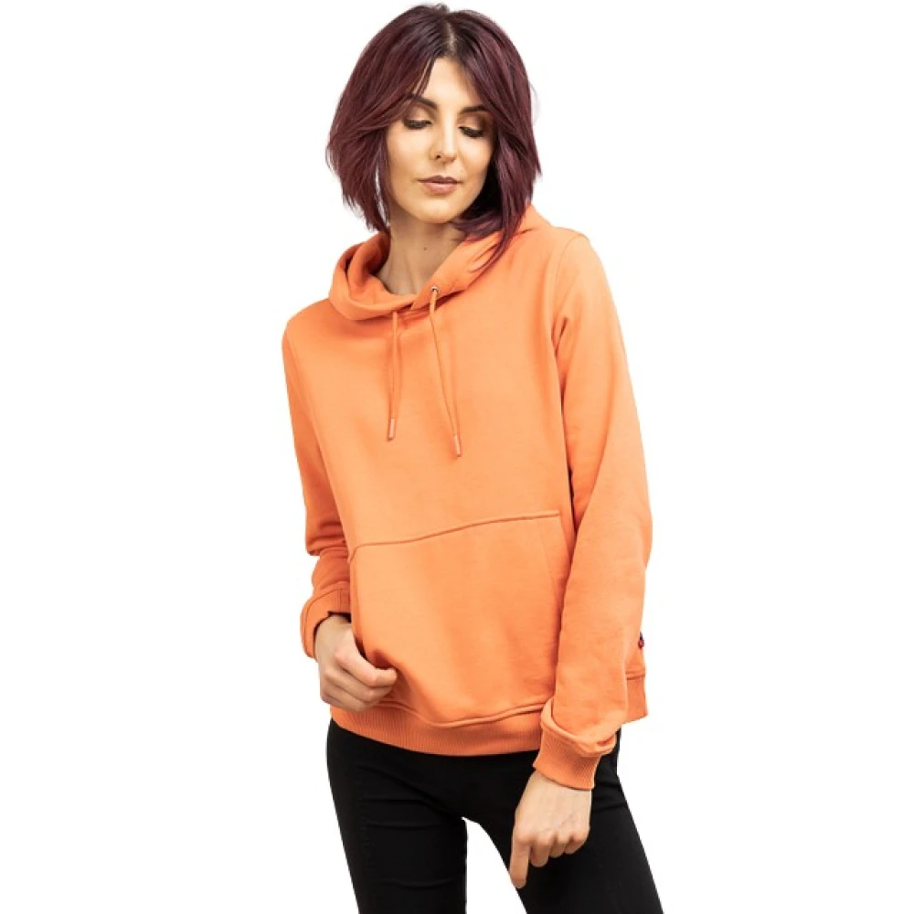 Herschel Klassieke Logo Hoodie Orange Dames