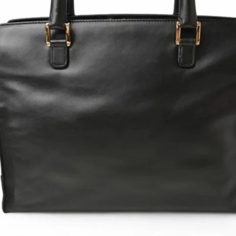 Loewe Pre-owned Leather handbags Black Dames