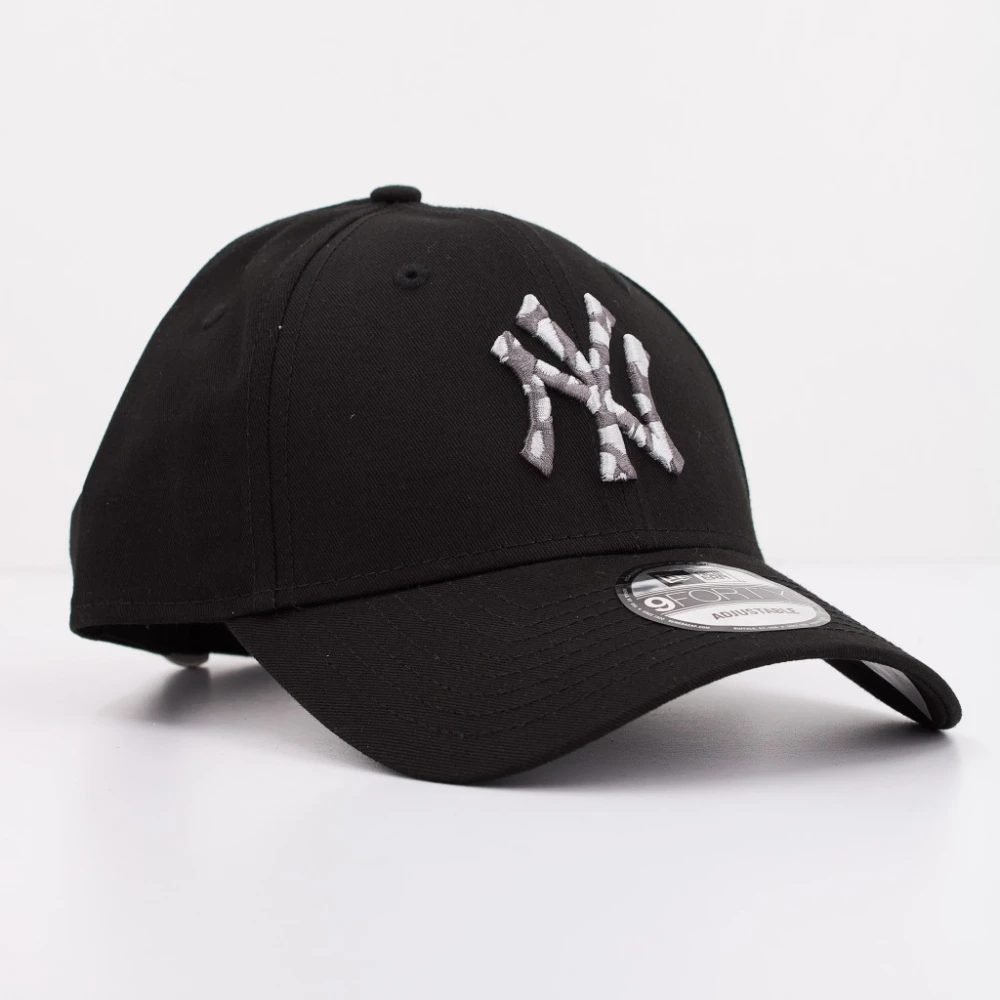 new era NY Yankees Zwart Grijs Baseball Pet Black Heren
