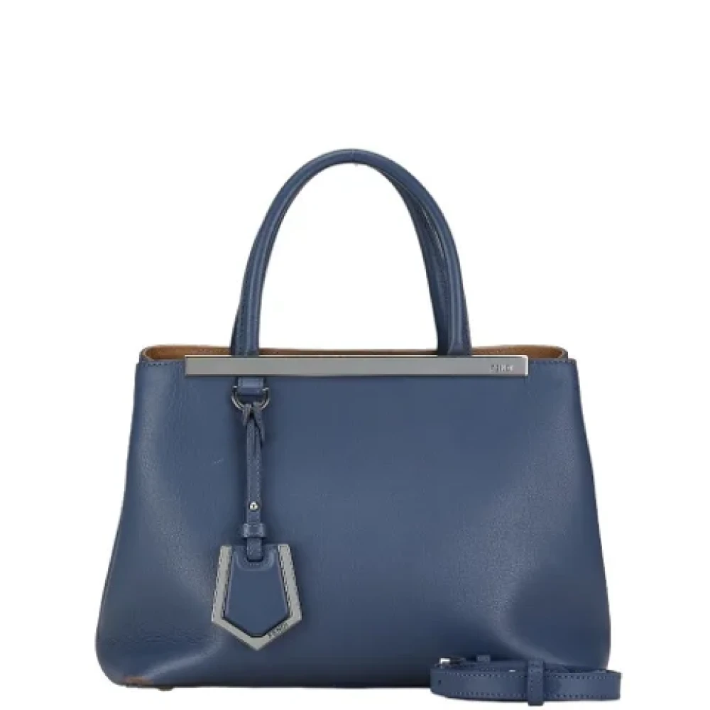 Fendi Vintage Pre-owned Fabric fendi-bags Blue Dames