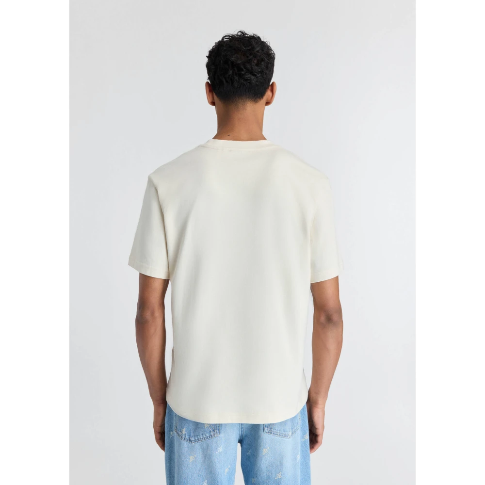 Axel Arigato Single Bee Bird T-shirt Beige Heren