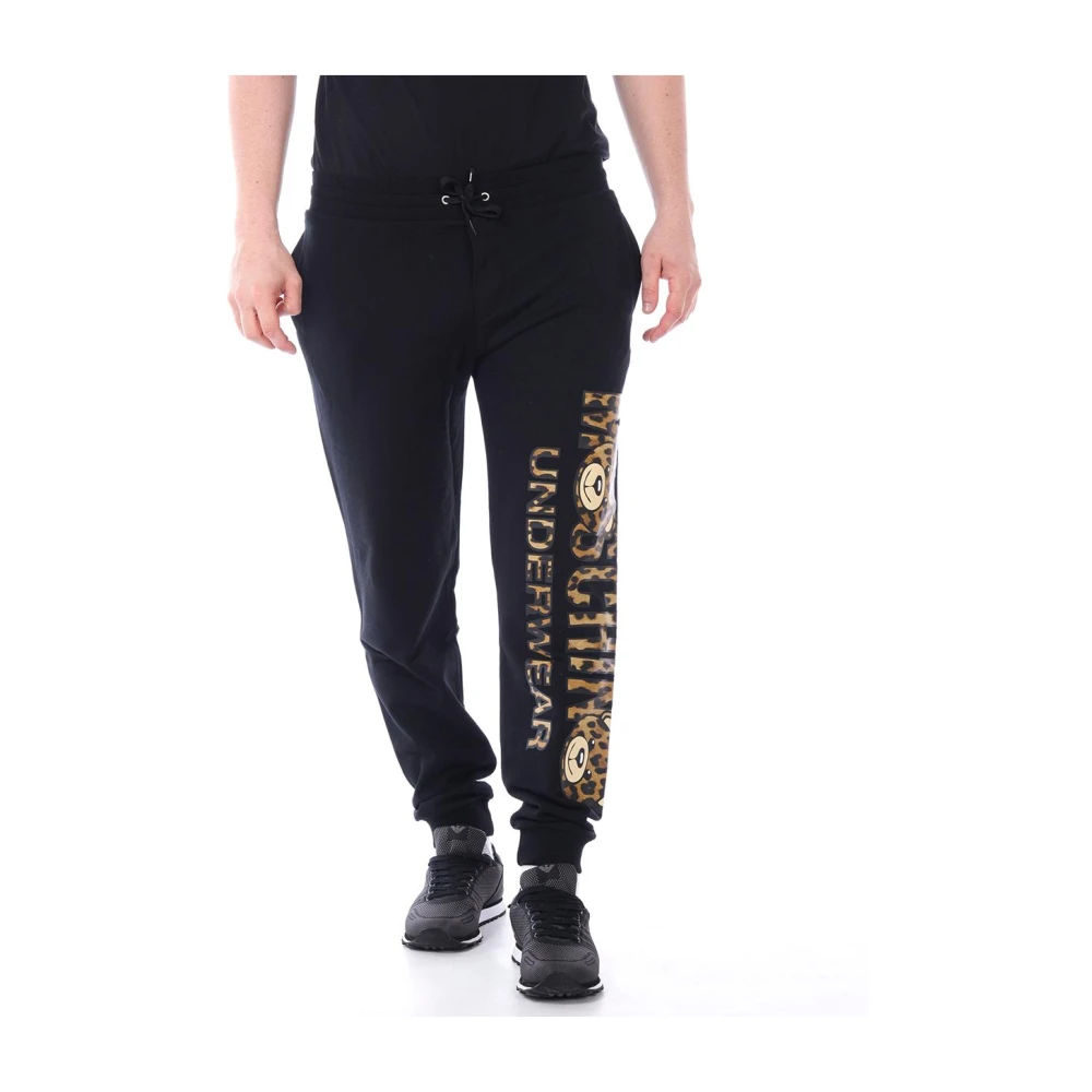 Moschino Men's Black Sweatpants, Xs, Trousers