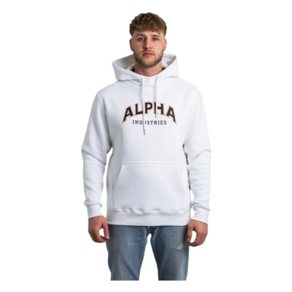 alpha industries Heren Sweatshirts en Hoodies White Heren