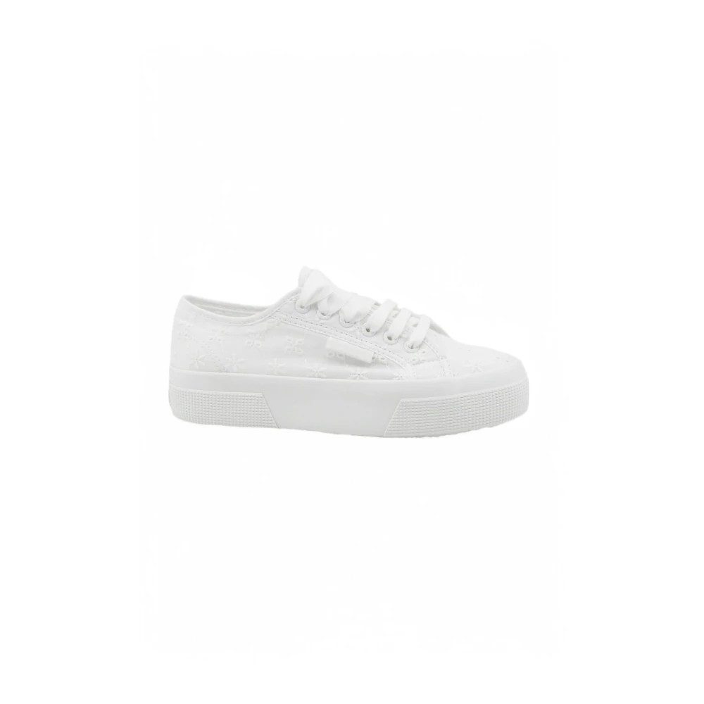 Superga 2740 Flower Sangallo Dames Schoenen Wit