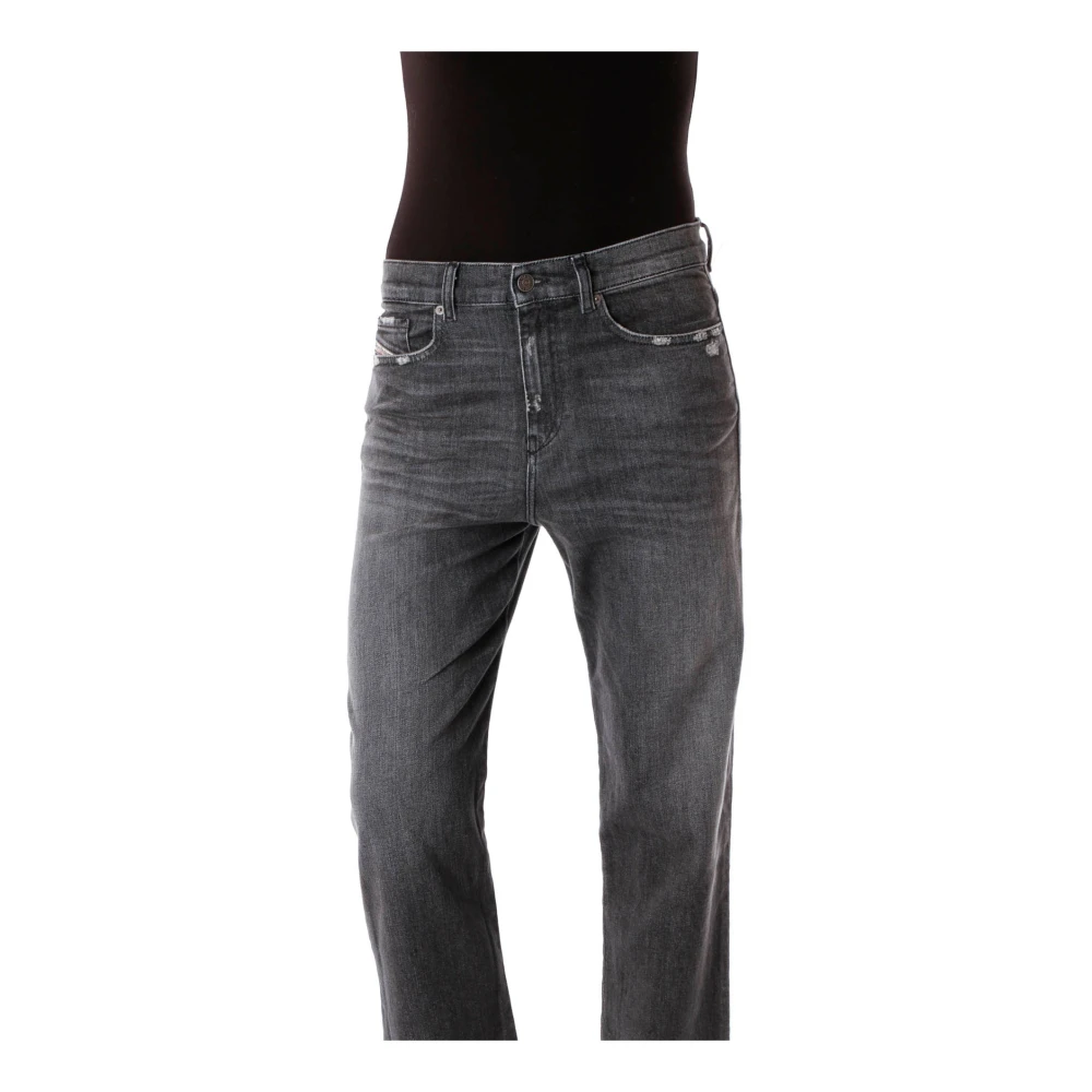 Diesel Cropped Jeans Gray Dames