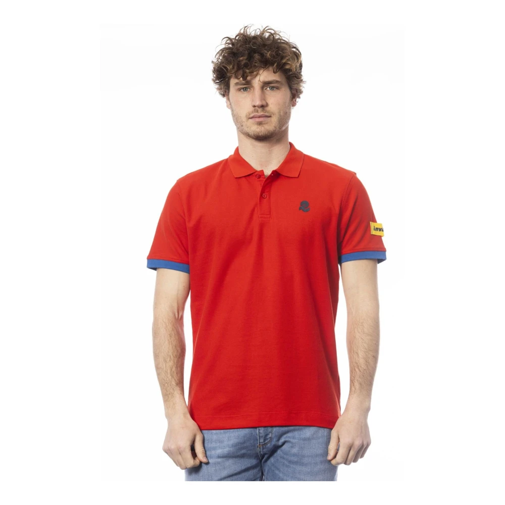 Invicta Klassiek Polo Shirt met Logo Detail Red Heren