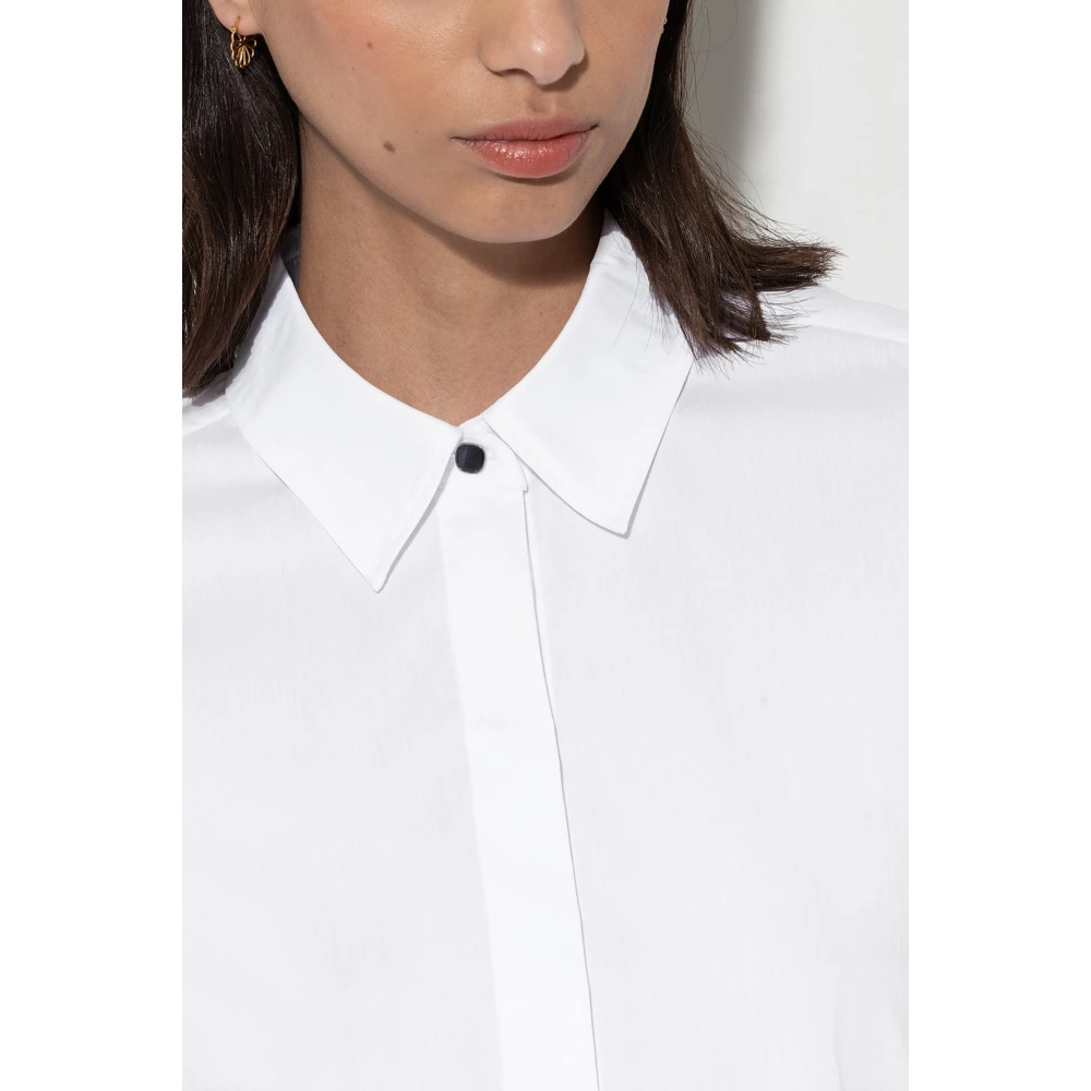 LUISA CERANO Witte Blouse met Decoratieve Knopen White Dames