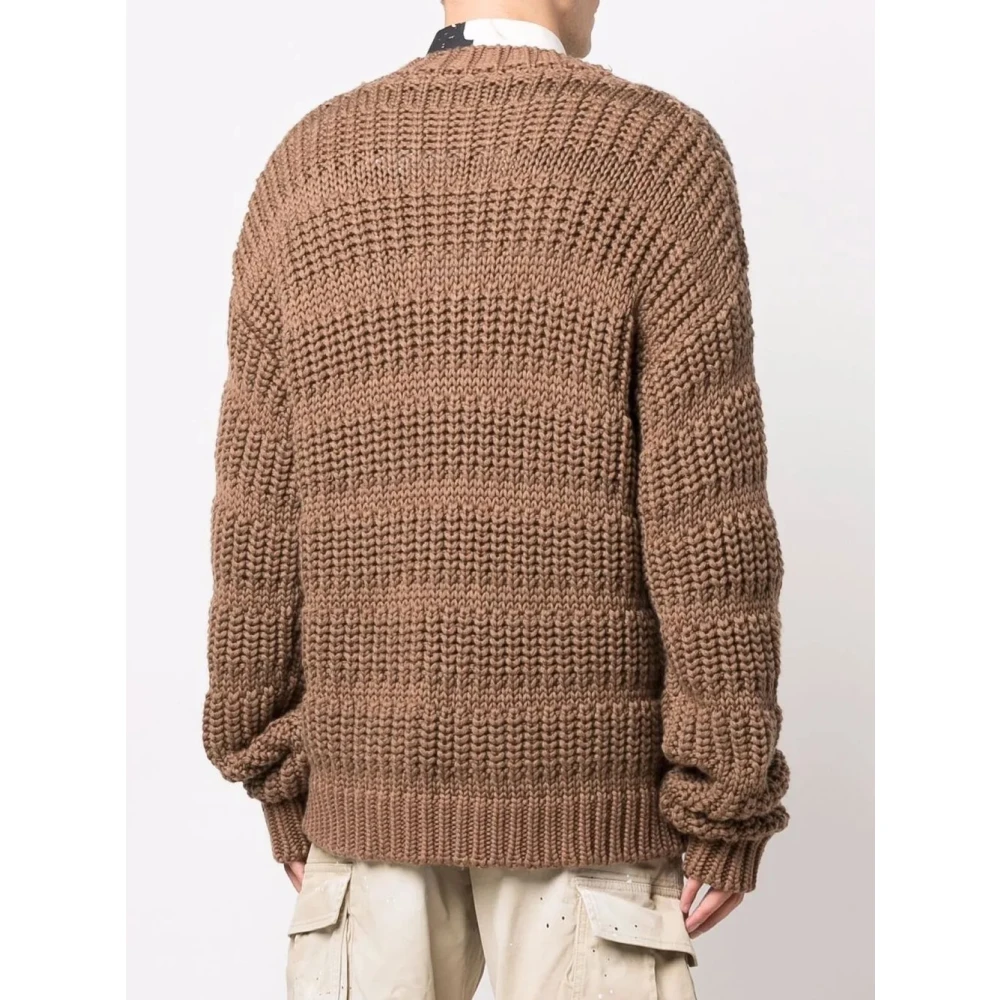 Dsquared2 Stijlvolle Pullover voor Mannen Brown Heren