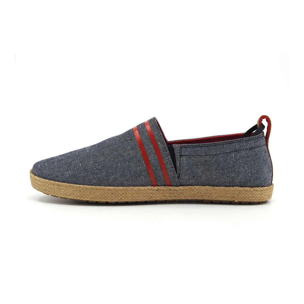 Tommy Hilfiger Men's Gray Linen Chambray Espadrilles