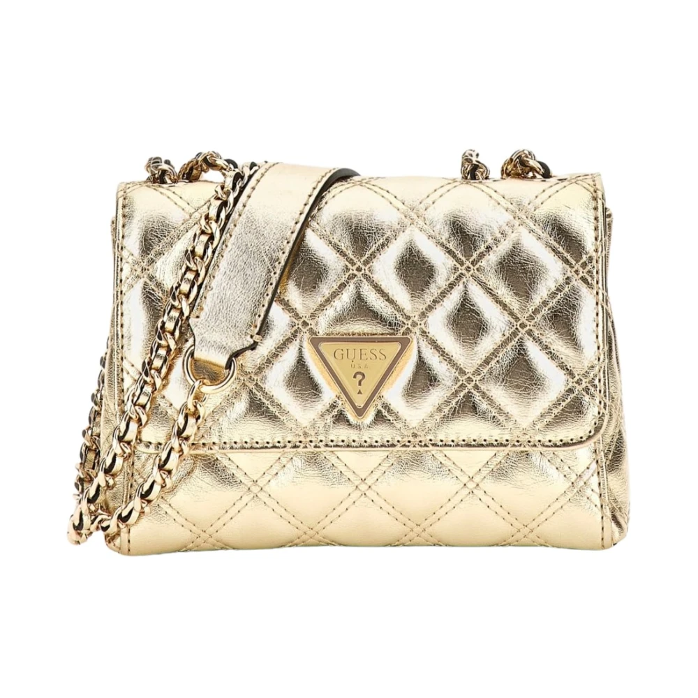 Guess Mini schoudertas Giully Yellow Dames