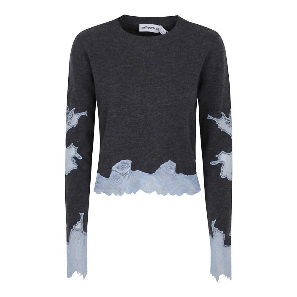 Knitwear > Round-neck Knitwear - - Self Portrait - Modalova