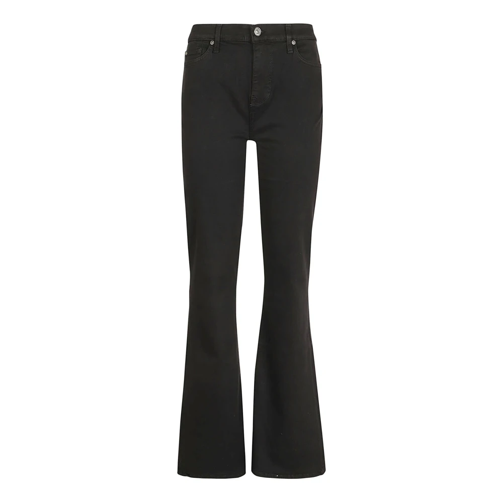 7 For All Mankind Boot-cut Jeans Black Dames