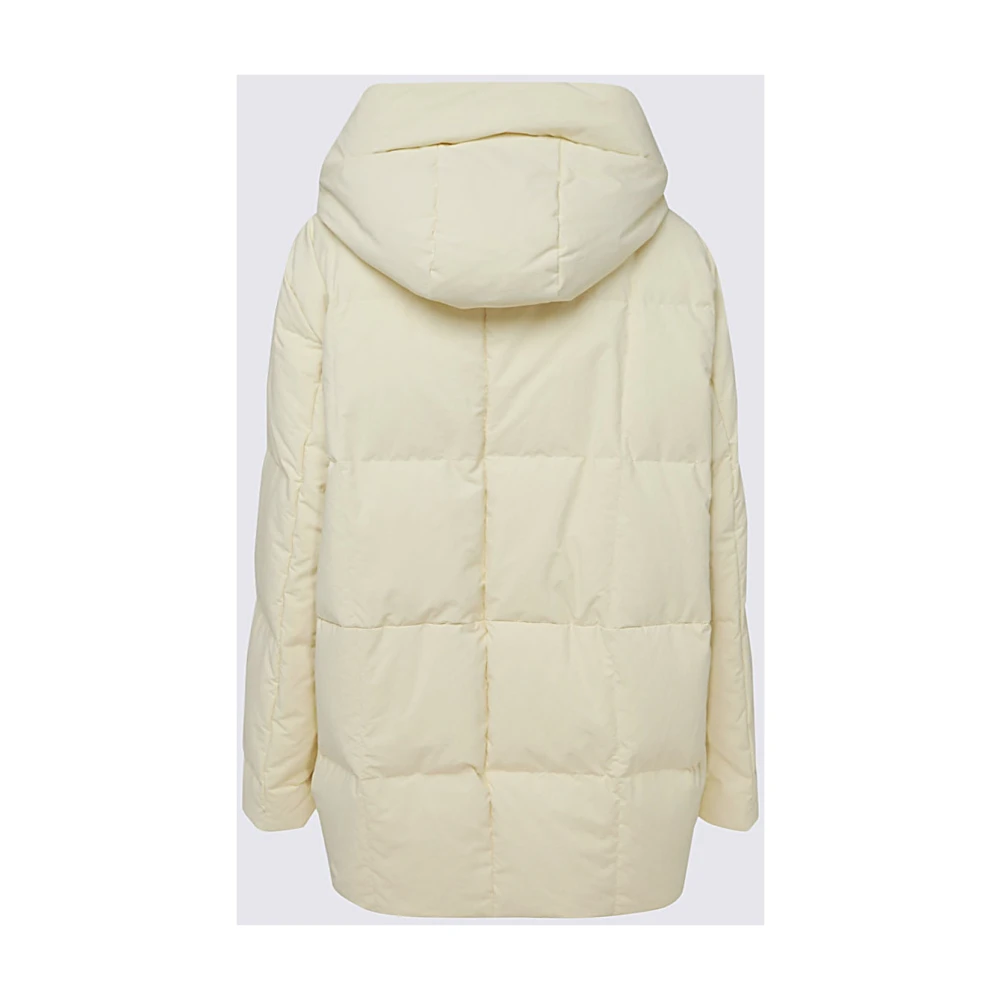 Jil Sander Beige donsjack met capuchon Beige Dames