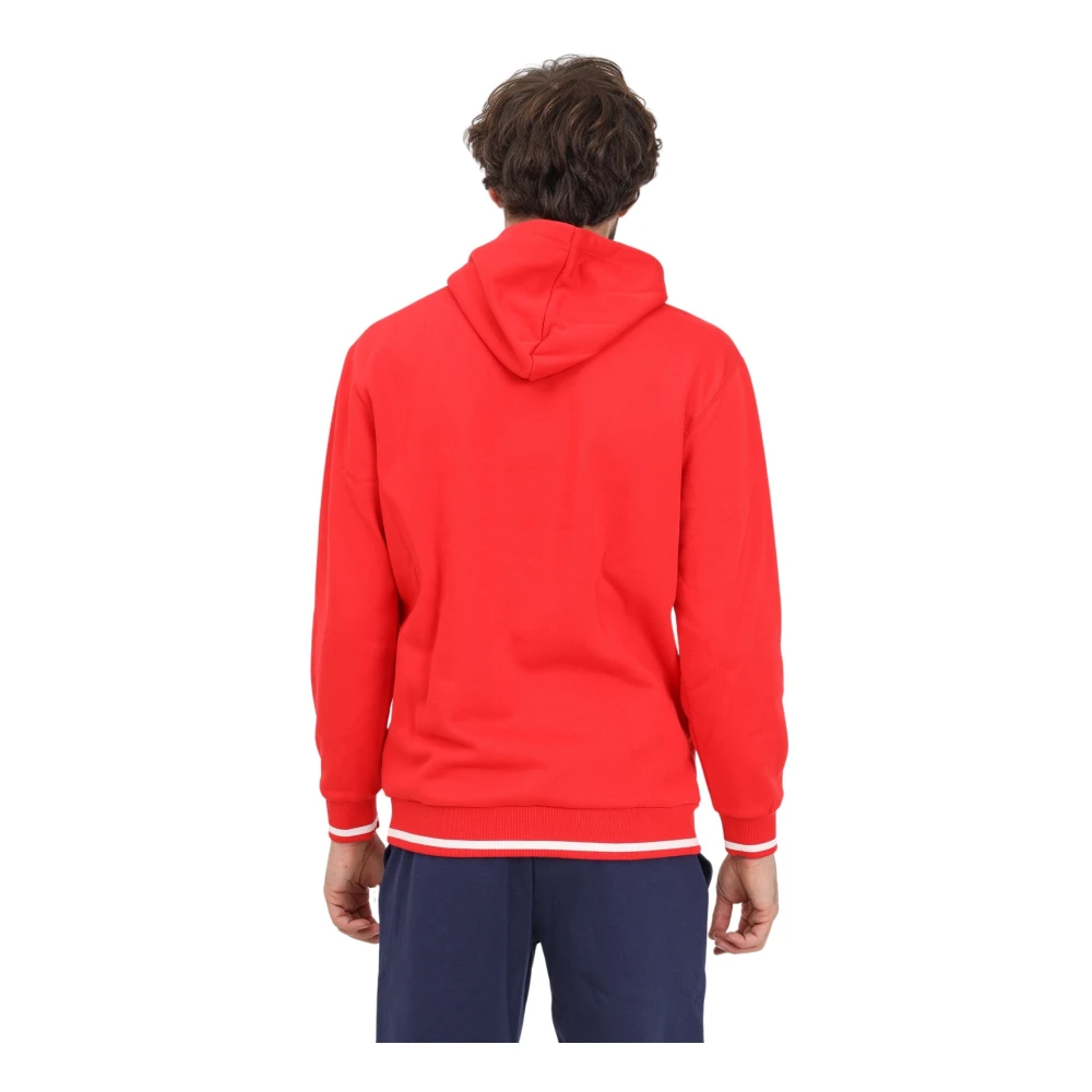 Puma Verstelbare hoodie met grafische print Red Heren
