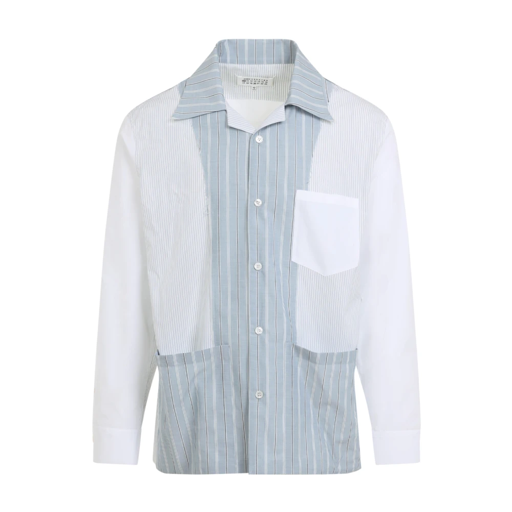 Maison Margiela Multicolor Vit Skjorta För Män Aw25