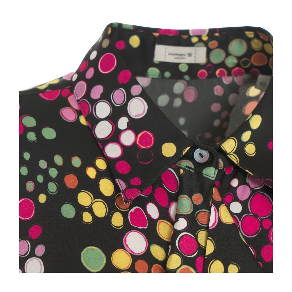 Himon's Multicolor Ruches Blouse Multicolor Dames
