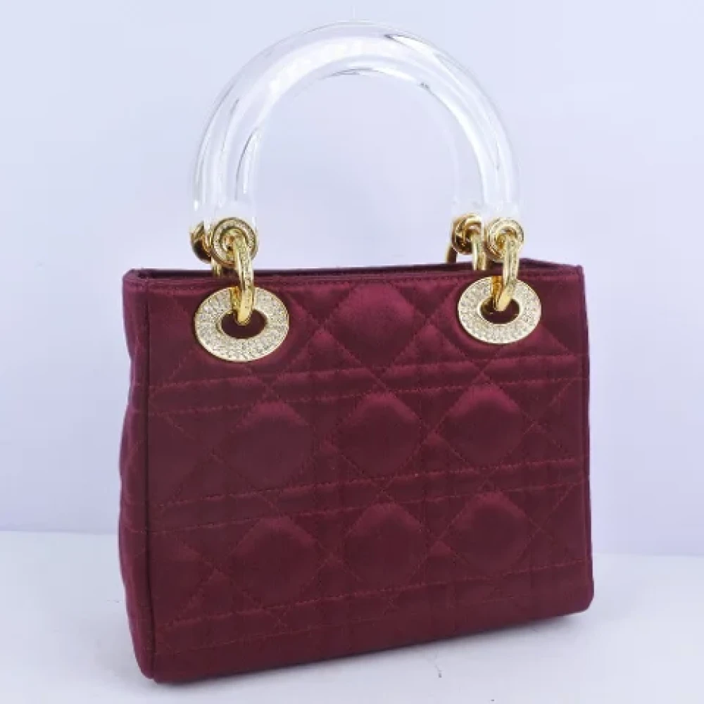 Dior Vintage Pre-owned Plastic dior-bags Brown Dames