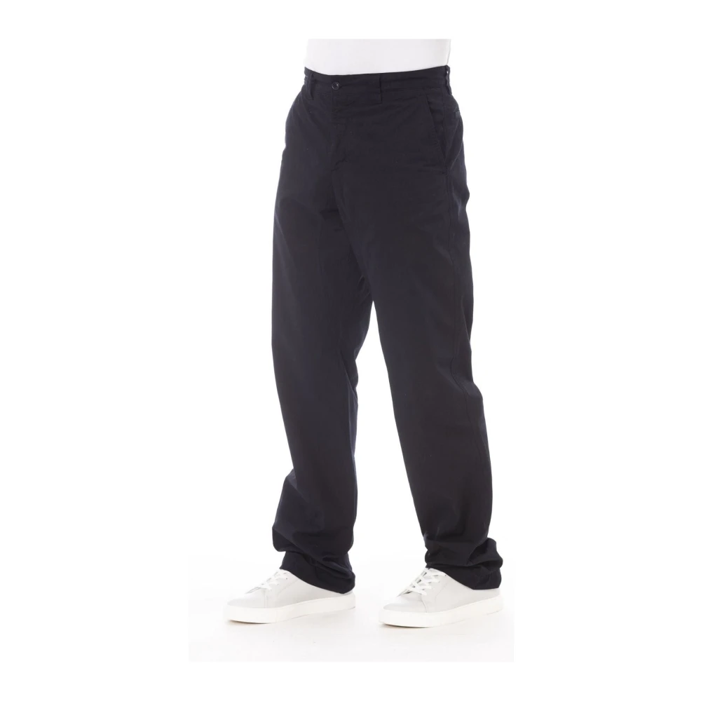 Alpha Studio Tijdloze Elegantie Broek Blue Heren