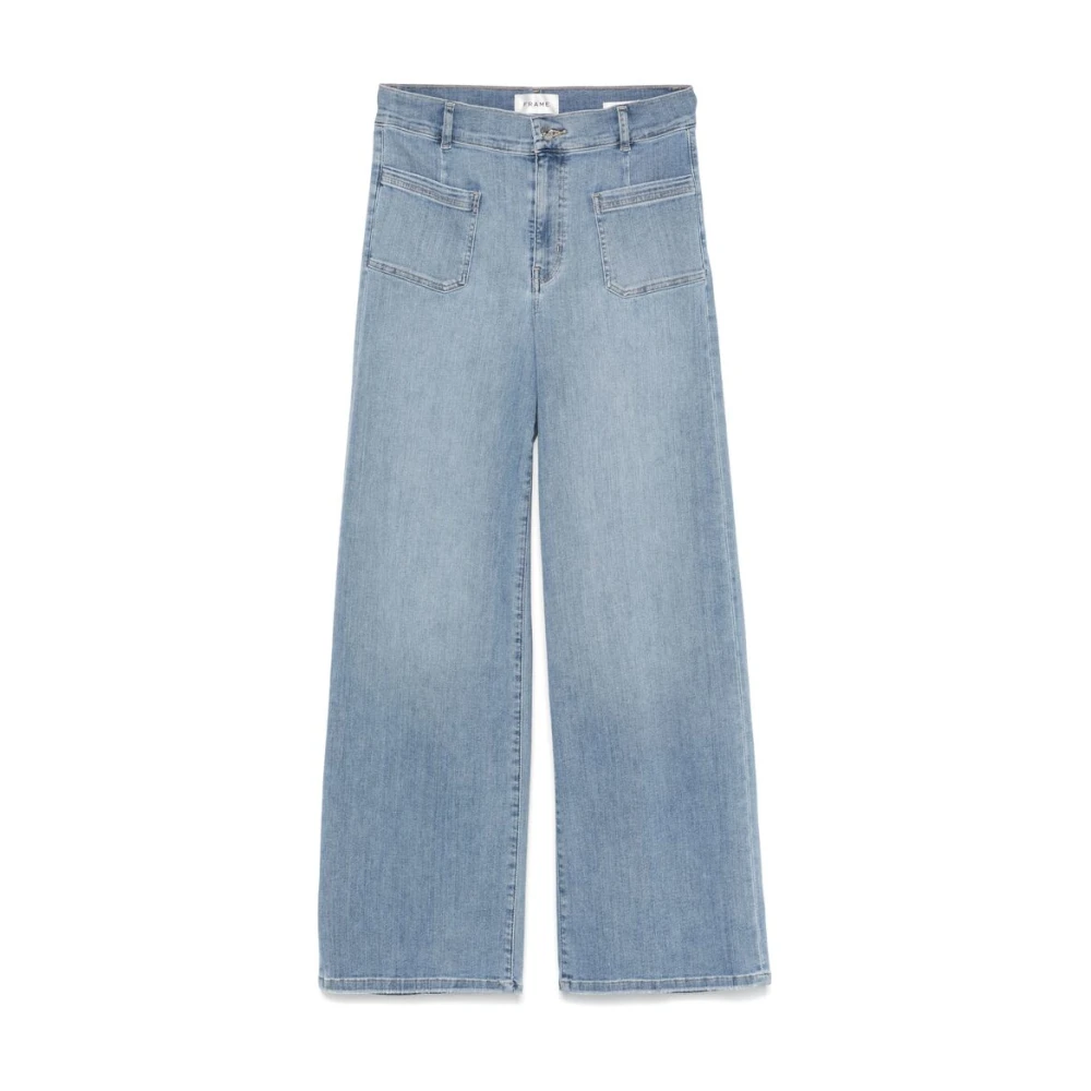 Frame - Jeans > Wide Jeans - Blue - Frame - Modalova