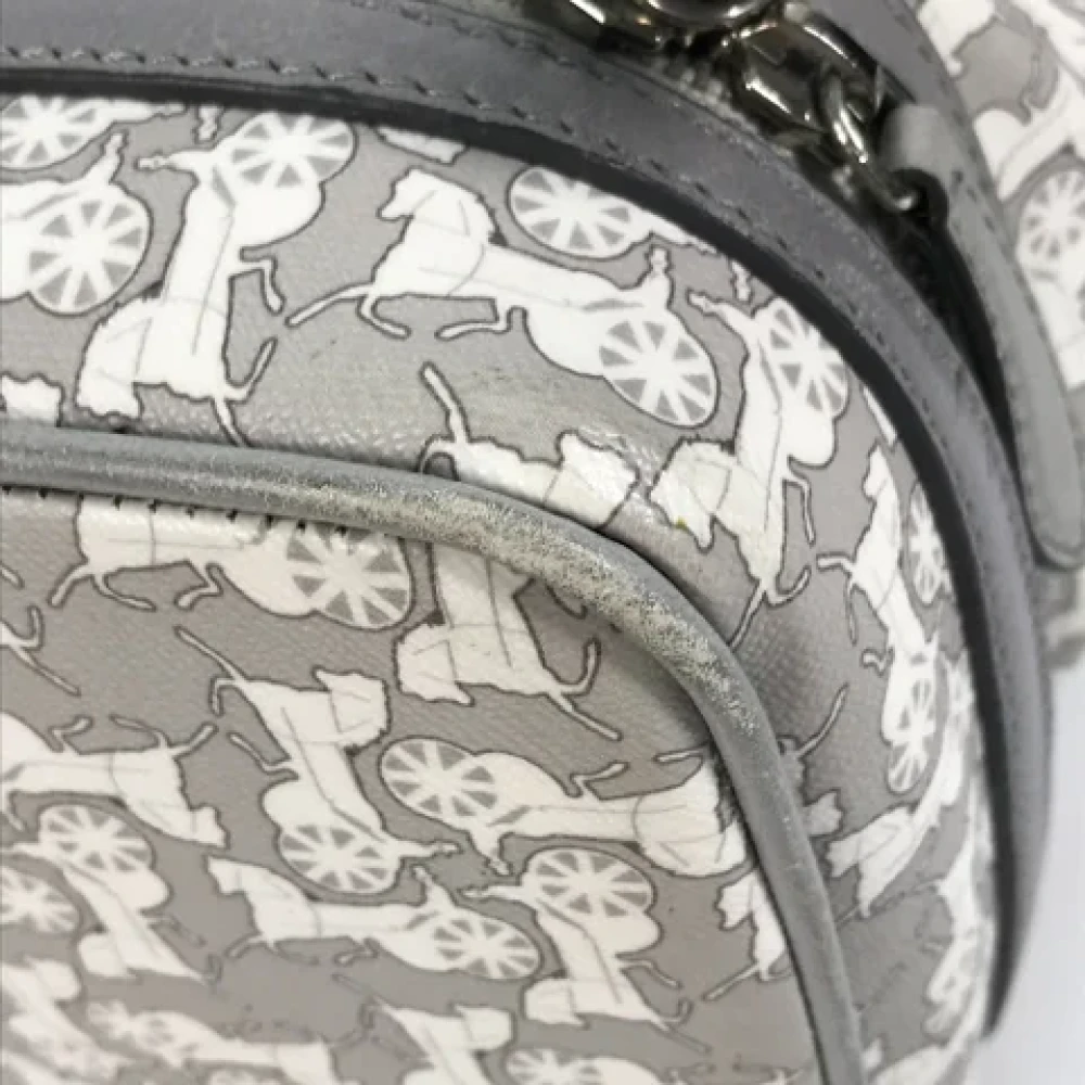 Celine Vintage Pre-owned Canvas celine-bags Gray Dames