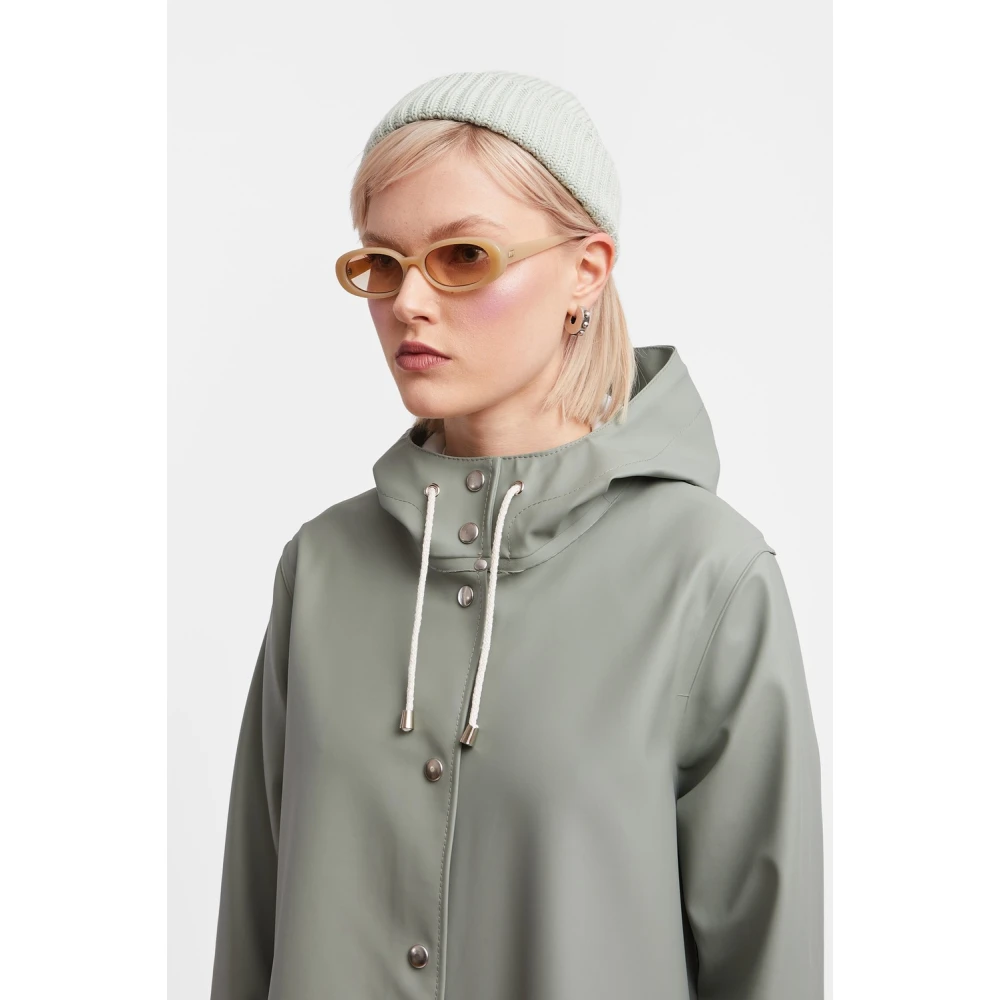 Stutterheim Stockholm Hilltop Raincoat Green Dames
