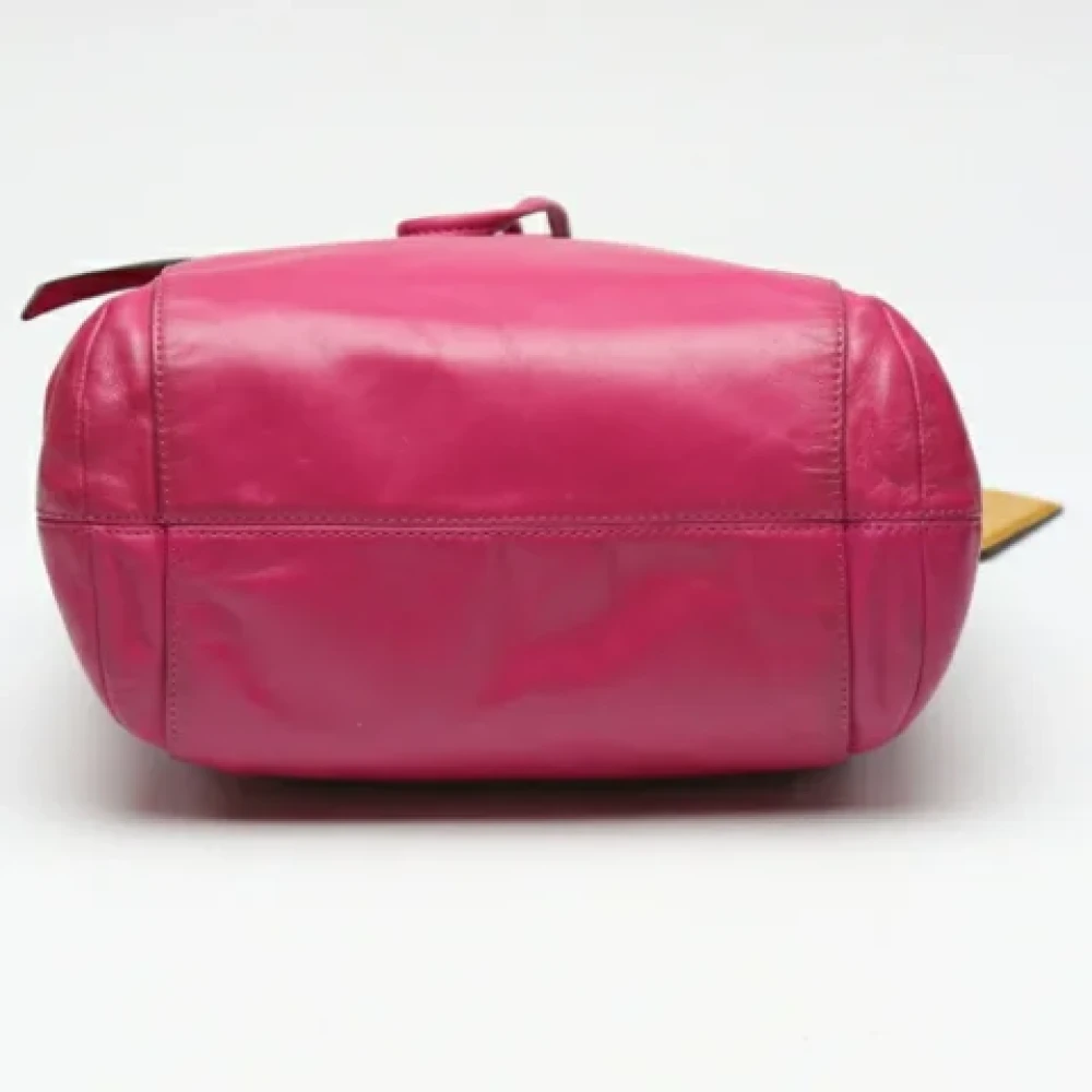 Coach Pre-owned Leather shoulder-bags Pink Dames