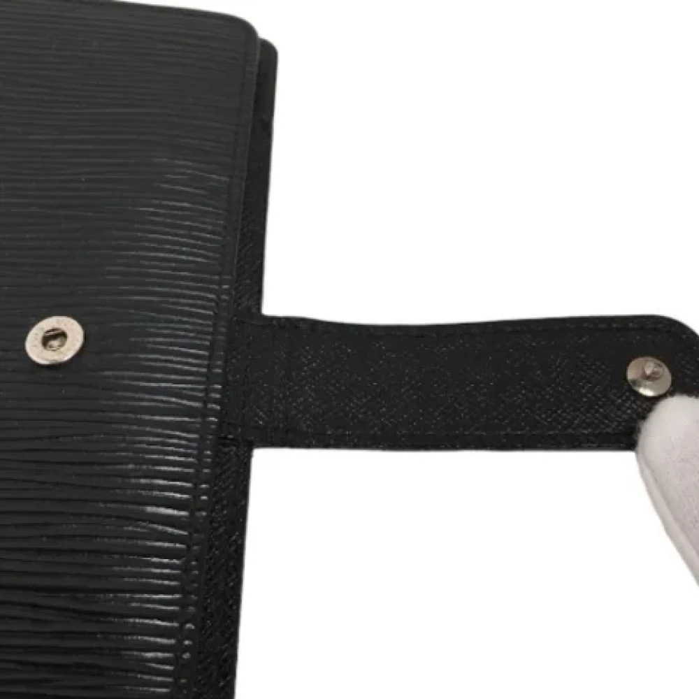 Louis Vuitton Vintage Pre-owned Leather home-office Black Dames